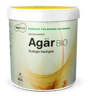 Agar BIO (Ecologic Hard Gel) 400g Tub TouFood
