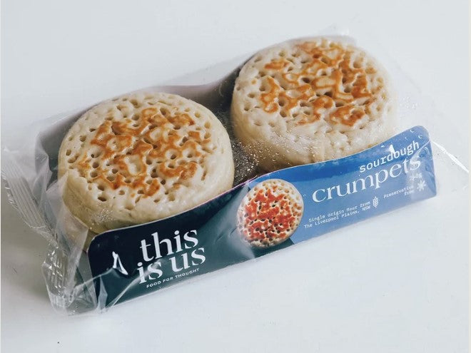 Sourdough Crumpet 4 x 12 Pack Carton Frozen This is Us