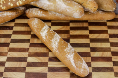 German Flute LIGHT RYE Par-Baked (Schwarzwaelder) 50 per Carton Frozen Little Home Bakery (Pre Order 3 Days)