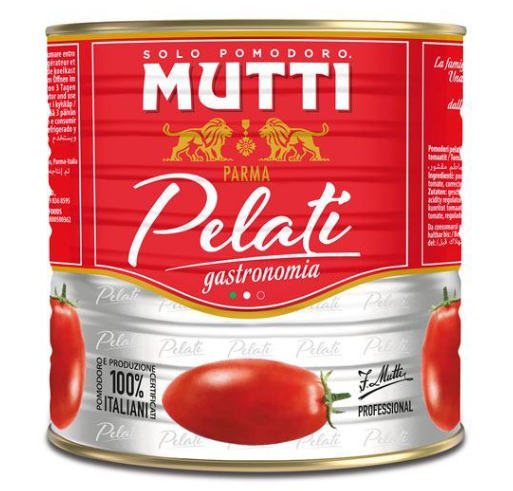Pelati (Peeled) Tomatoes A9 Tin Mutti