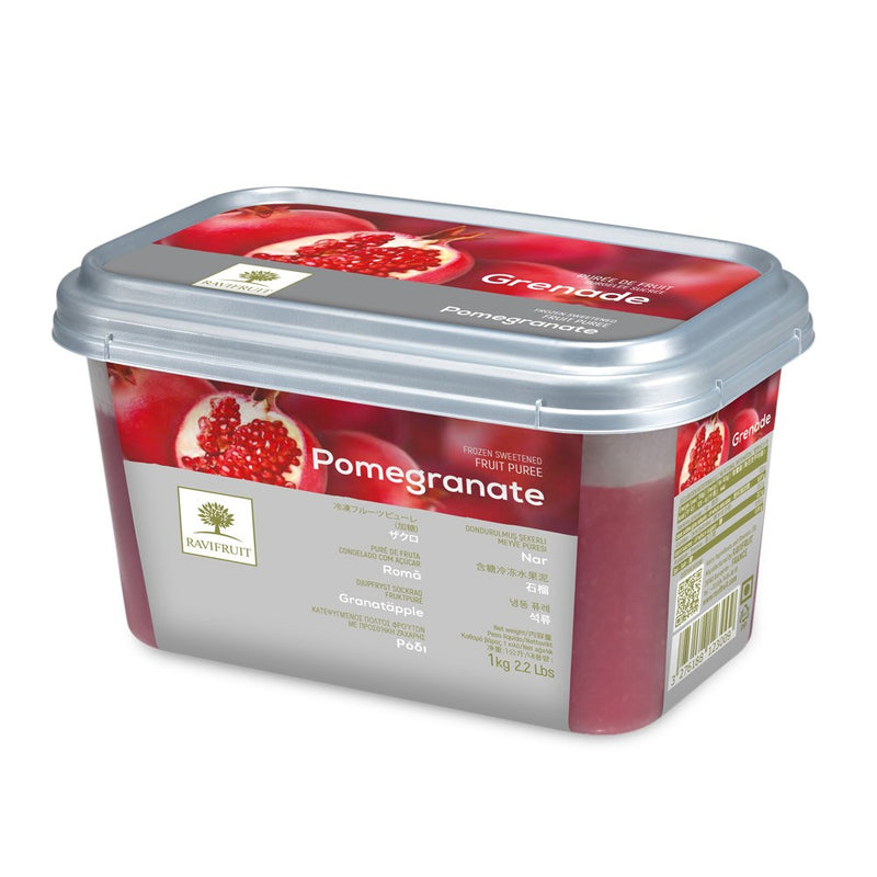 Pomegranate Fruit Puree 1kg Frozen Ravi