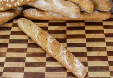 German Flute MULTIGRAIN Par-Baked (Vielkom) 50 per Carton Frozen Little Home Bakery (Pre Order 3 Days)