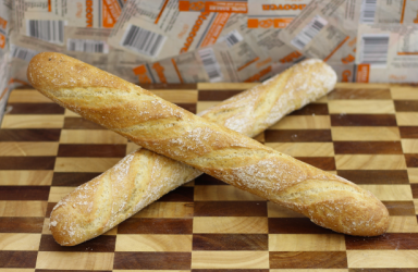 German Flute WHITE Par-Baked 50 per Carton Frozen Little Home Bakery (Pre Order 3 Days)