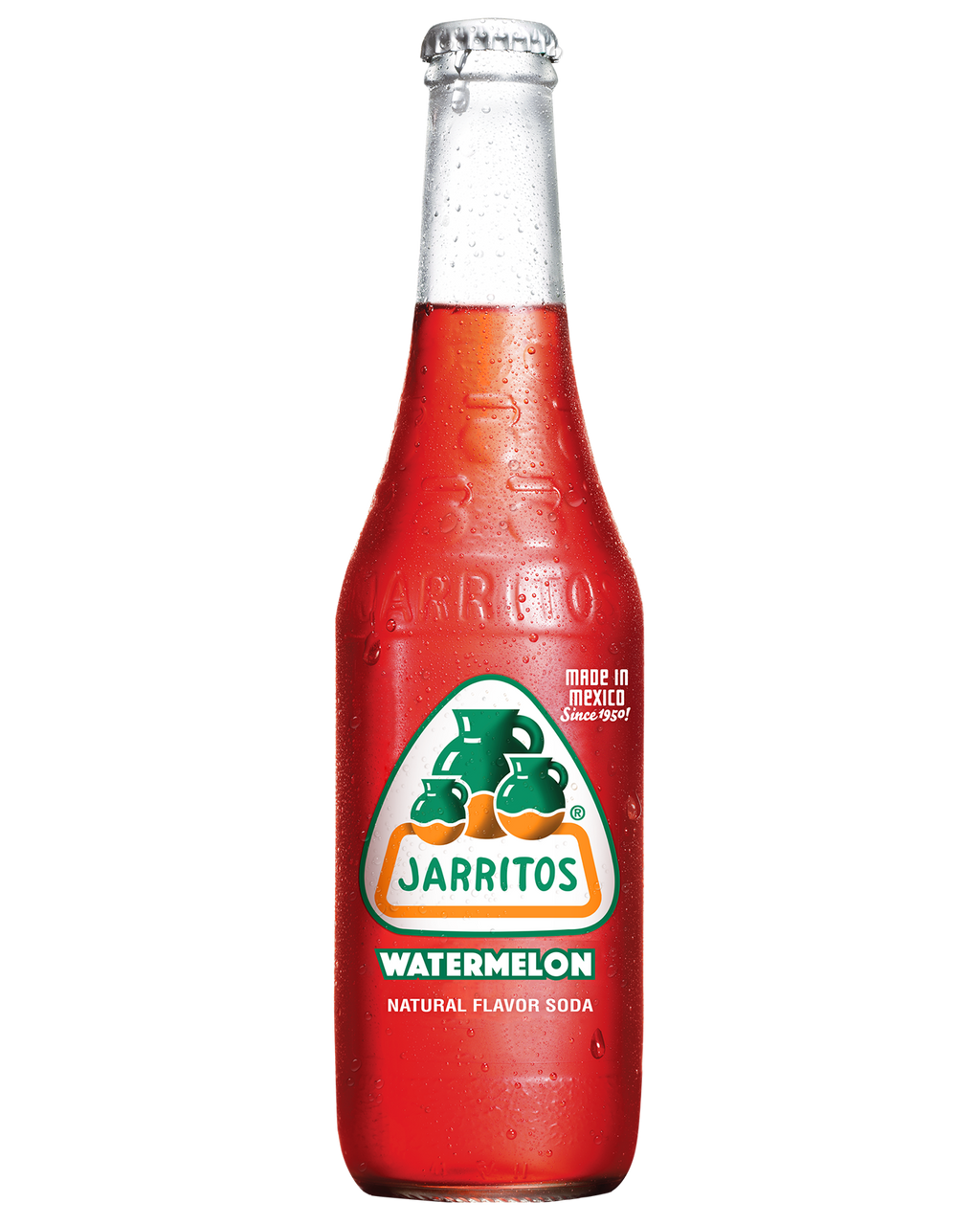Watermelon Soda Mexican 370ml Glass Bottle x 24 Carton Jarritos