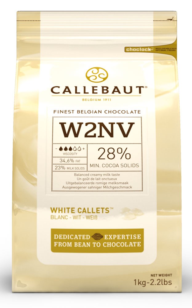 Callebaut White Chocolate Callets