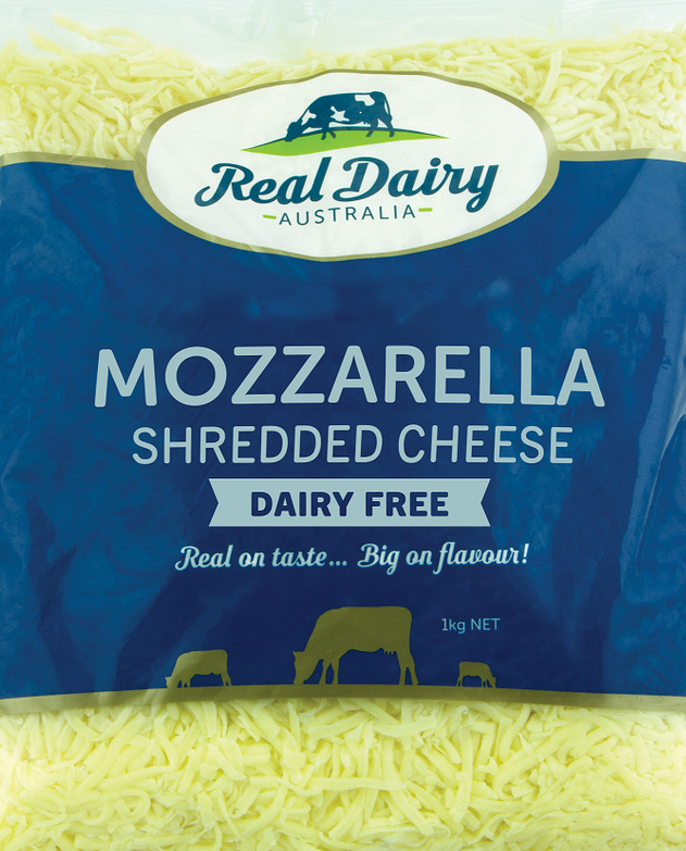 Cheese Vegan/Dairy Free Mozzarella Shredded 1kg Bag Real Dairy
