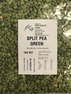 Green Split Peas 1kg Packet Evoo QF