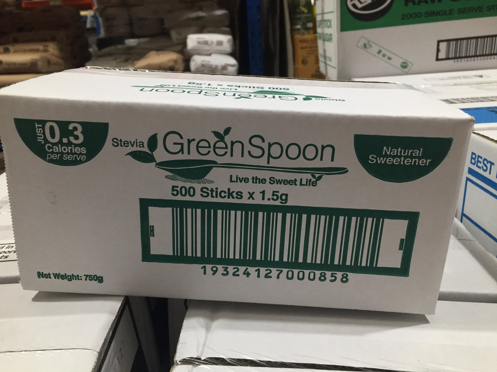 Sugar Sweeteners 1.5g x 500 Portion Sachets Green Spoon