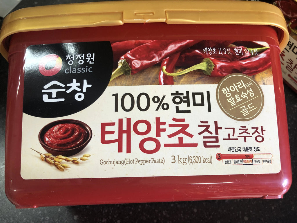 Hot Chilli Paste Korean 3kg Tub Gochujang