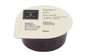 Japanese Style Dressing Birch & Waite Portion Control (210 x 25ml) Carton Only