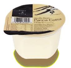 Vanilla Bean Panna Cotta portions 45 x 110gms Birch & Waite - Pre Order 5 Days
