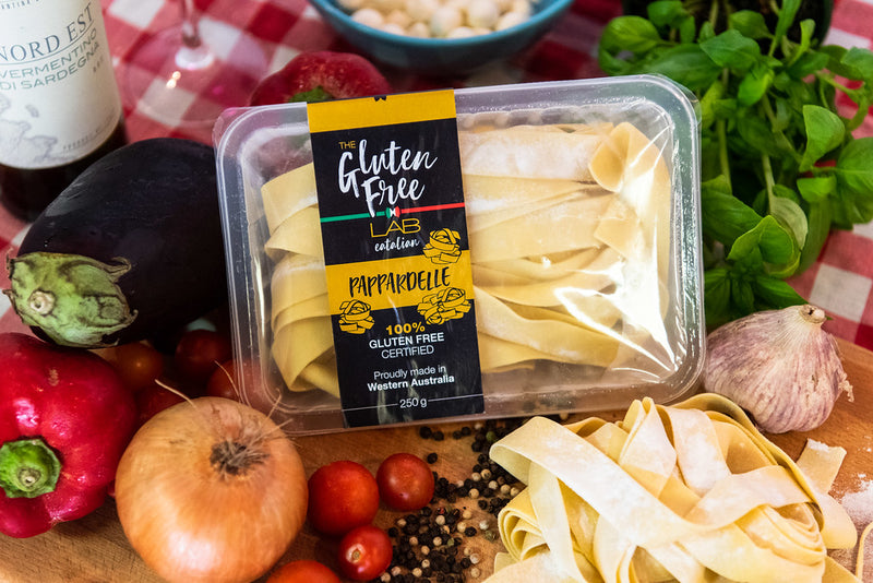 Pappardelle Pasta - Freshly Made - Priced Per kg - (Pre Order 3 days) Gluten Free Lab locally produced