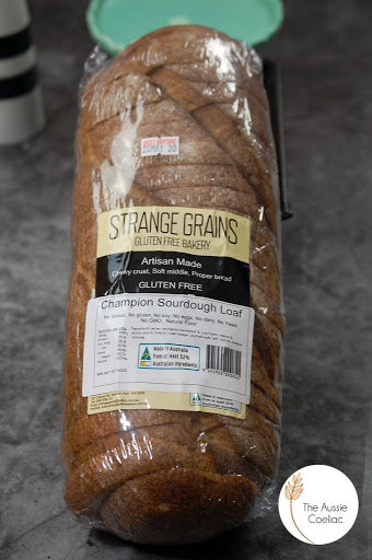 Sour Dough Champion SLICED Loaves (5/Carton) GF Frozen Strange Grains