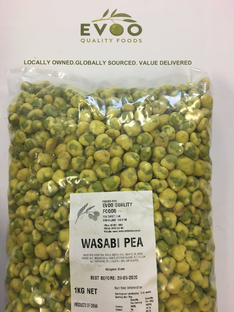 Wasabi Peas 1kg Bag Evoo QF