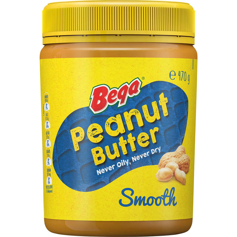 Peanut Butter Smooth 470gm Bega