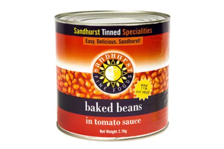 Baked Beans in Tomato Sauce A9 Tin Sandhurst