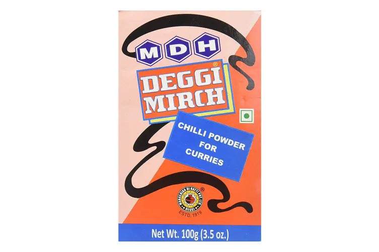 Chilli Powder for Curries 100g Deggi Mirch MDH – Evoo Quality Foods