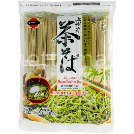 Soba Noodles Green Tea 640g Packet J Basket