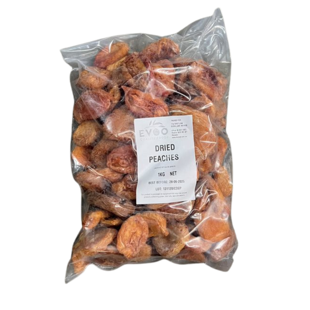 Dried Peaches 1kg Evoo QF