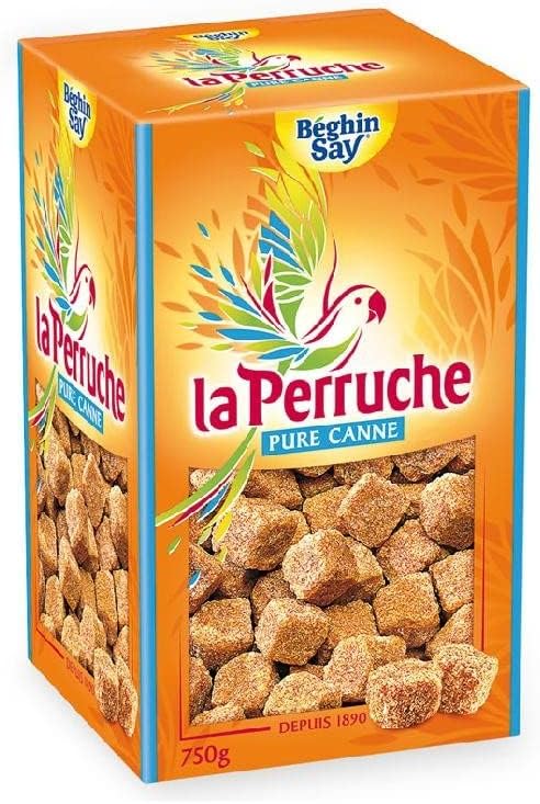 Brown Sugar Cubes 750g Packet La Perruche