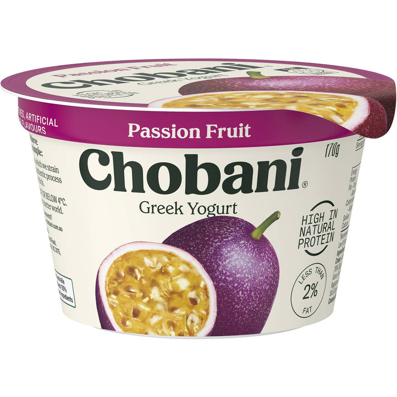 Passionfruit Greek Yoghurt 160g Chobani (5 Day Pre Order)