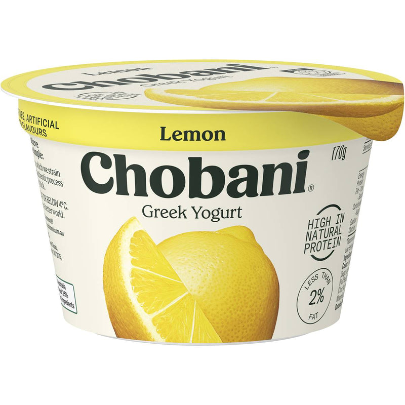 Lemon Yoghurt 160g Chobani (5 Day Pre Order)