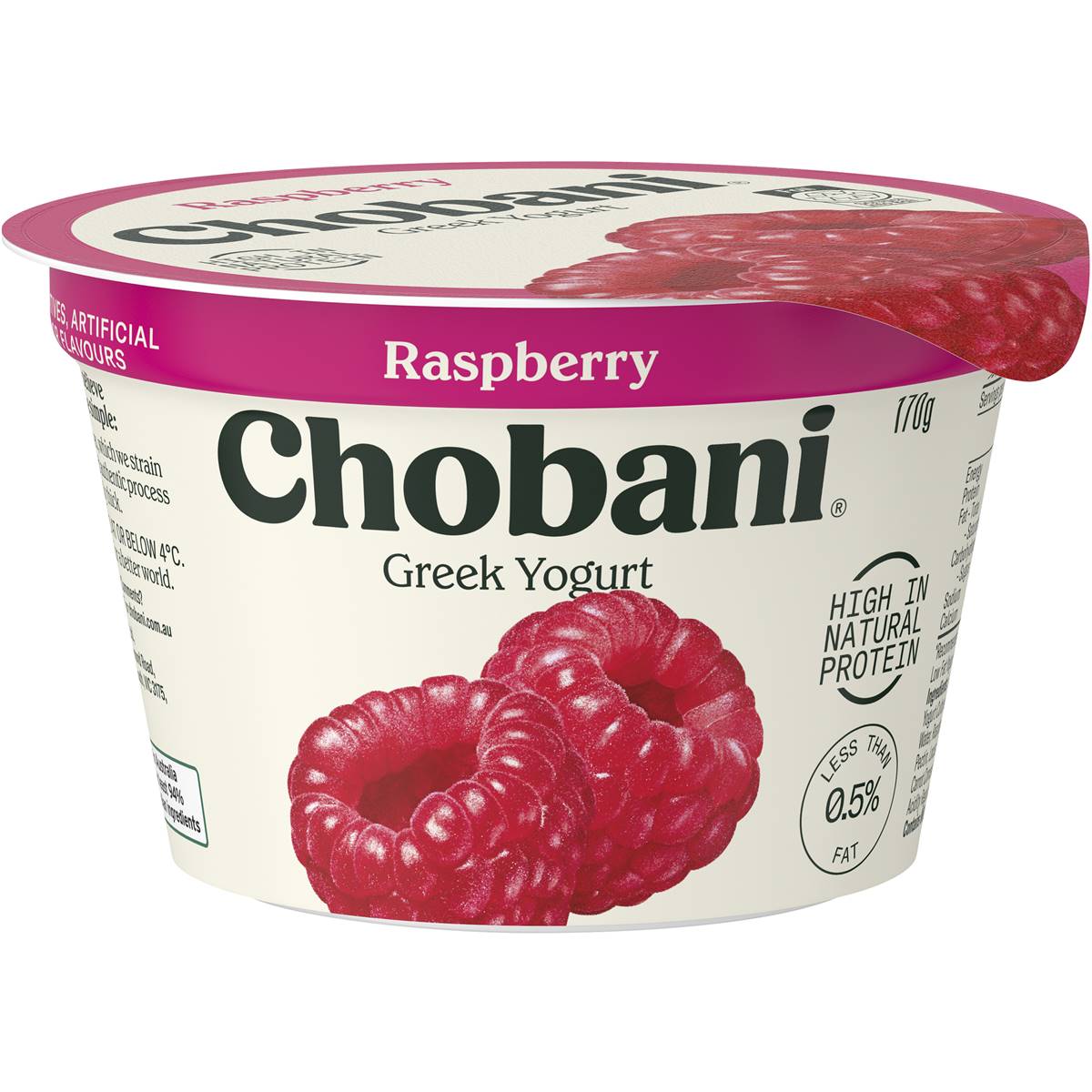 Raspberry Yoghurt 160g Chobani (5 Day Pre Order)