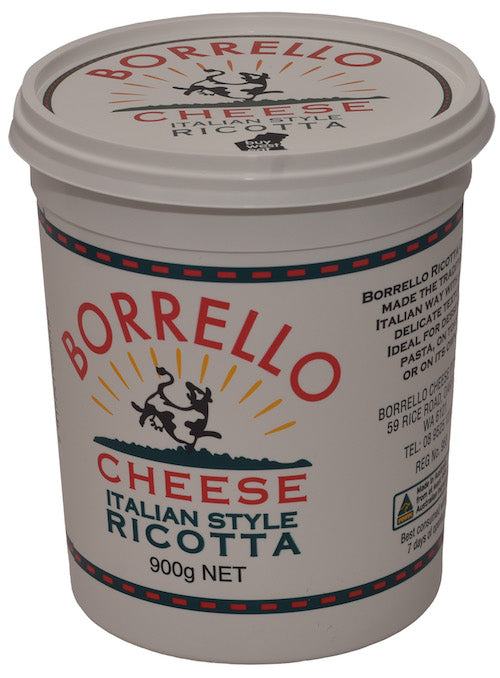Ricotta Cheese 900g Tub Borrello