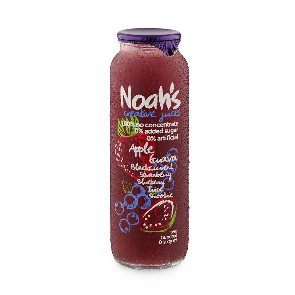 Red Smoothie Juice (Apple, Guava, Blackcurrant, Blueberry Red Box) 260ml/12 Noah