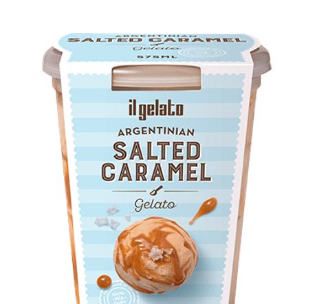 Salted Argentinian Caramel Gelato 5l Il Gelato