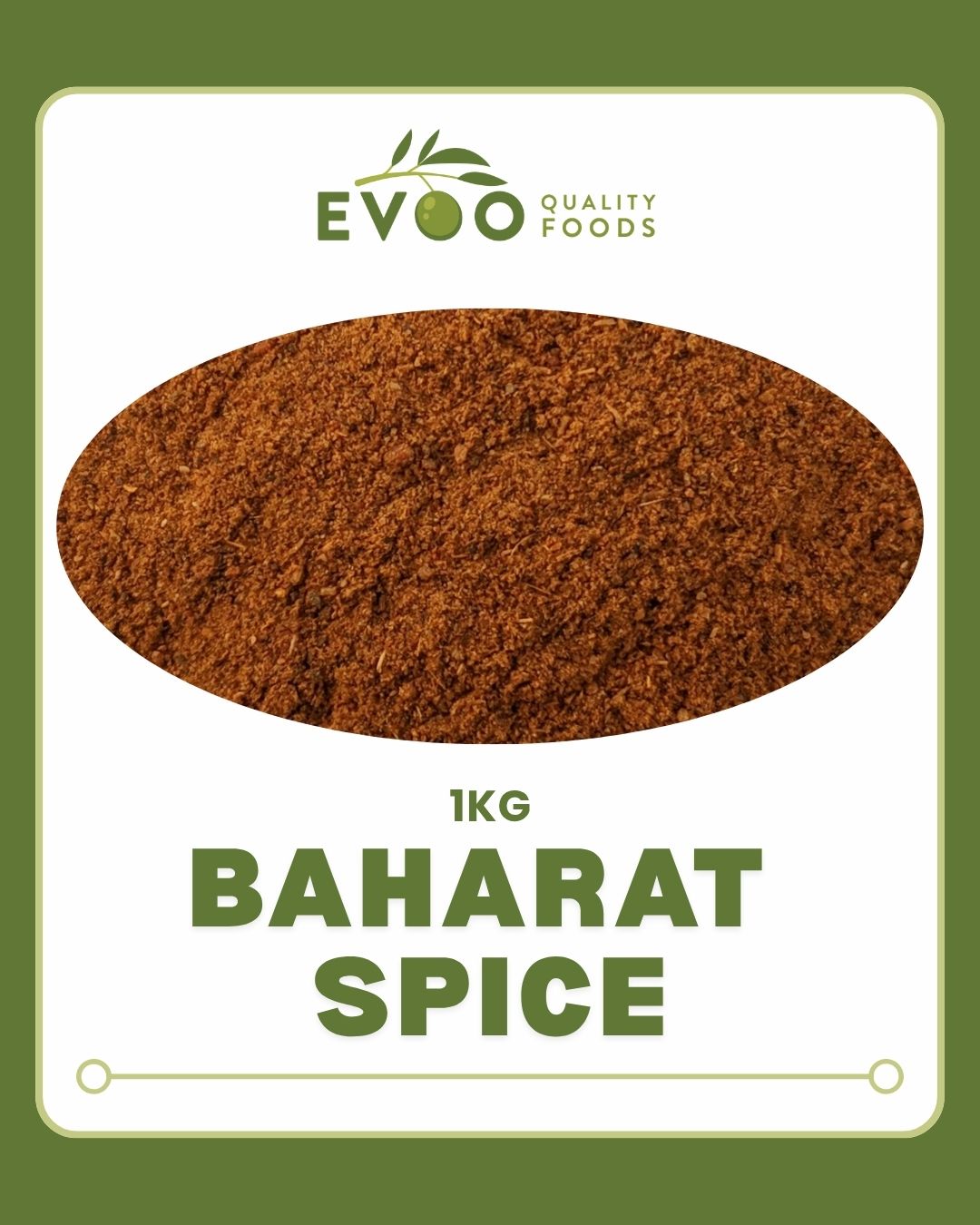 Baharat Spice 1kg Bag Evoo QF