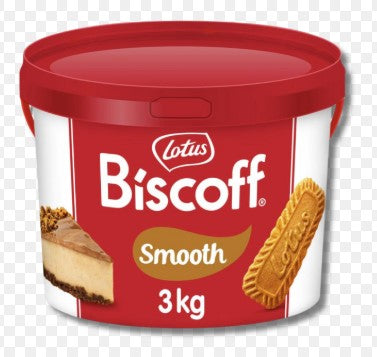 Biscoff Biscuit Spread Smooth 3kg Tub Lotus