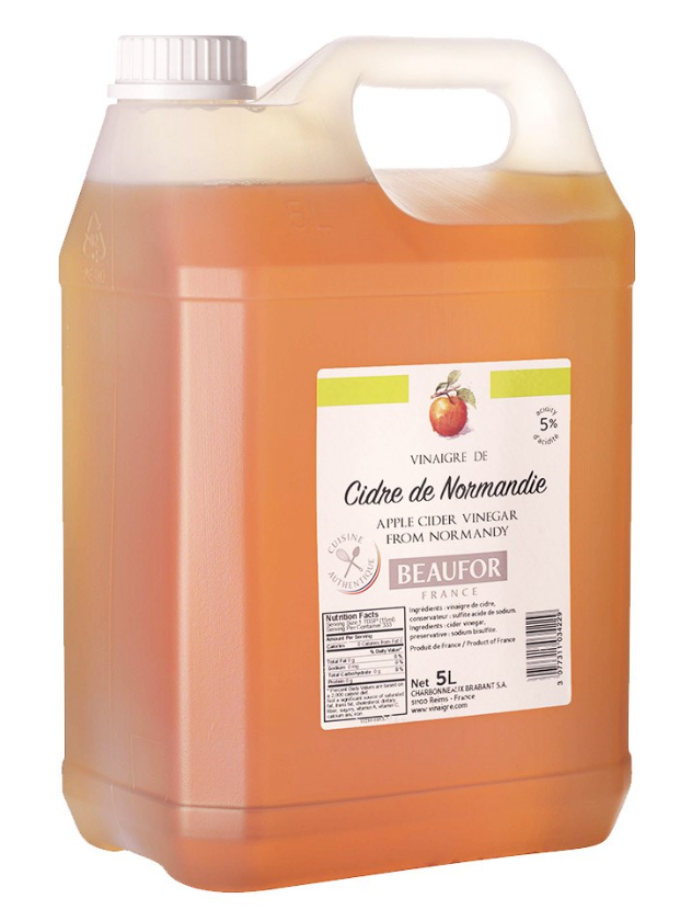 Apple Cider Vinegar 5L Bottle Beaufor