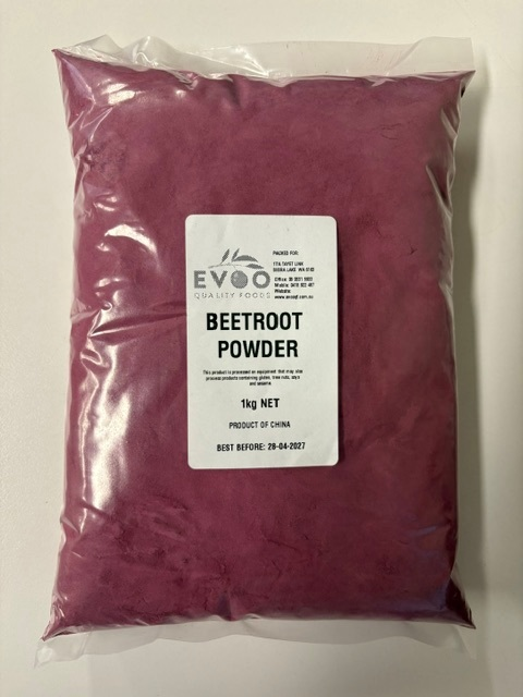 Beetroot Powder 1kg Bag Evoo QF