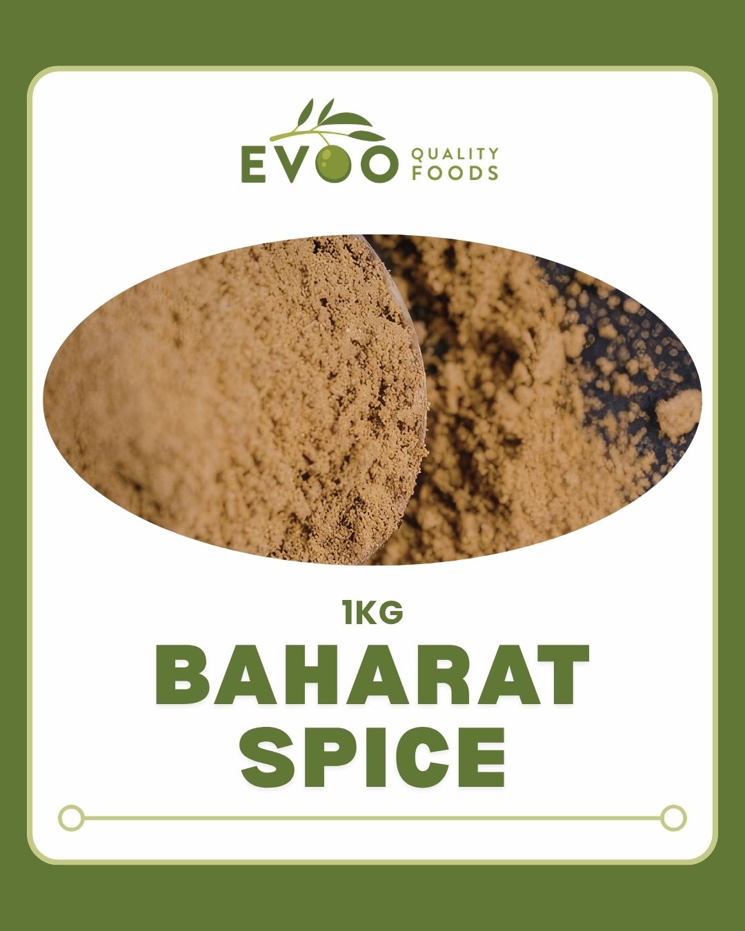 Baharat Spice 1kg Bag Evoo QF
