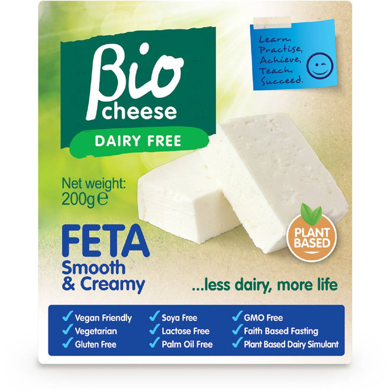 Feta Dairy Free Alternative Vegan 200g Block Bio Cheese