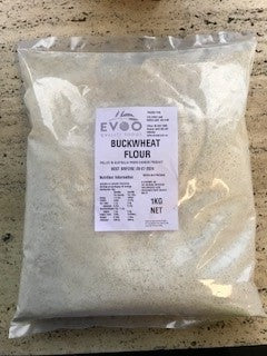 Buckwheat Flour 1kg Bag Evoo QF