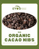 Cacao Nibs Organic 1kg Packet Evoo QF