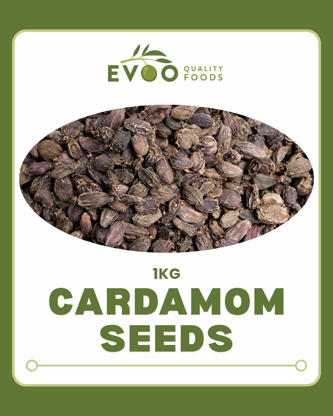 Cardamom Seeds 1kg Evoo QF