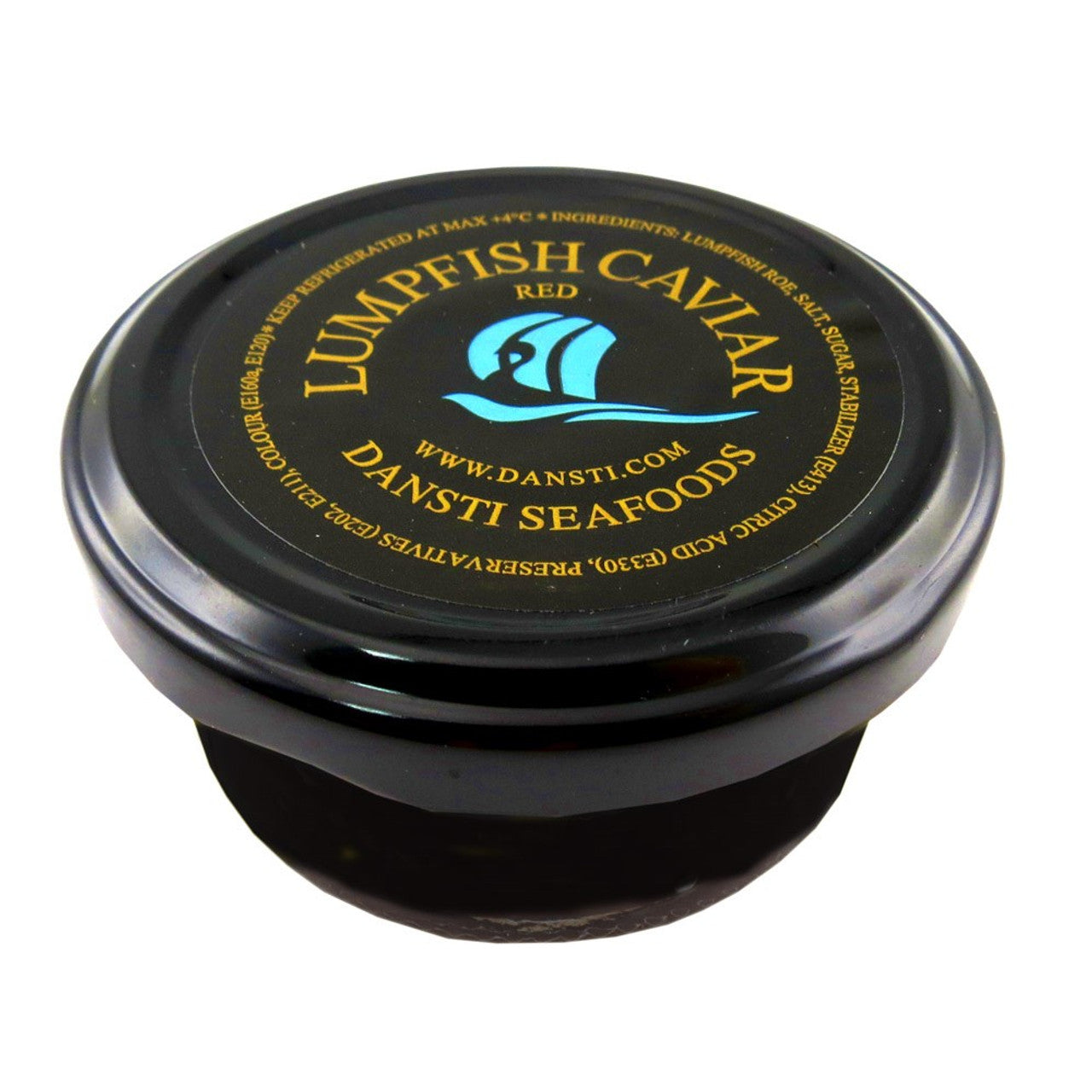 Lump Fish Caviar Black 50g Dansti Seafoods