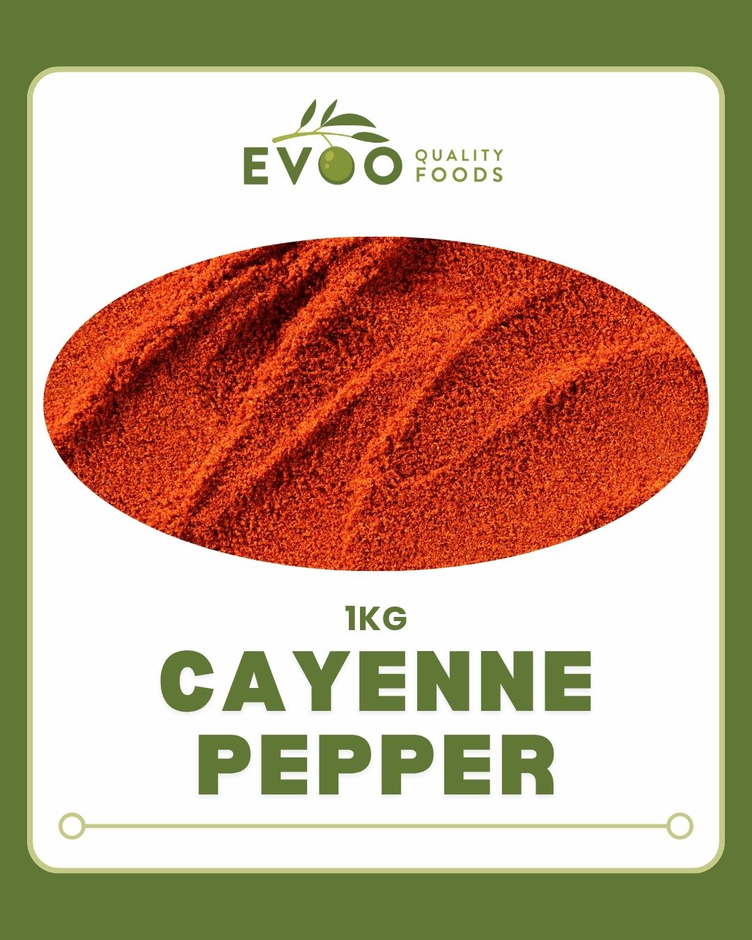 Cayenne Pepper 1kg Bag Evoo QF