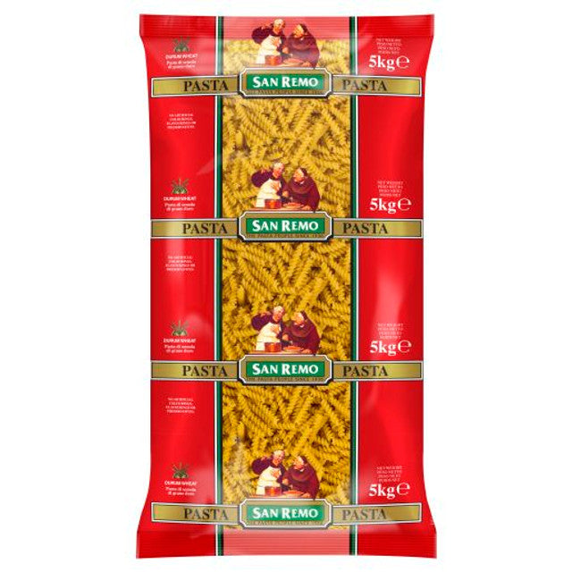 Pasta Spiral Dried 5kg Bag San Remo (#16)