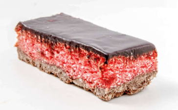 Cherry Coconut Slice Slab (Uncut) 3kg GF/Vegan Strange Grains