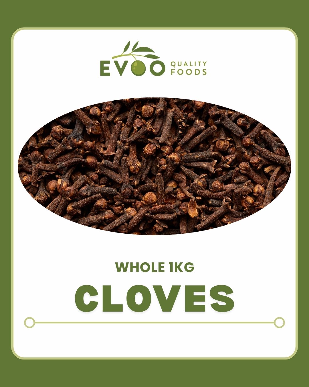 Cloves Whole 1kg Bag Evoo QF (2 Day Pre Order)