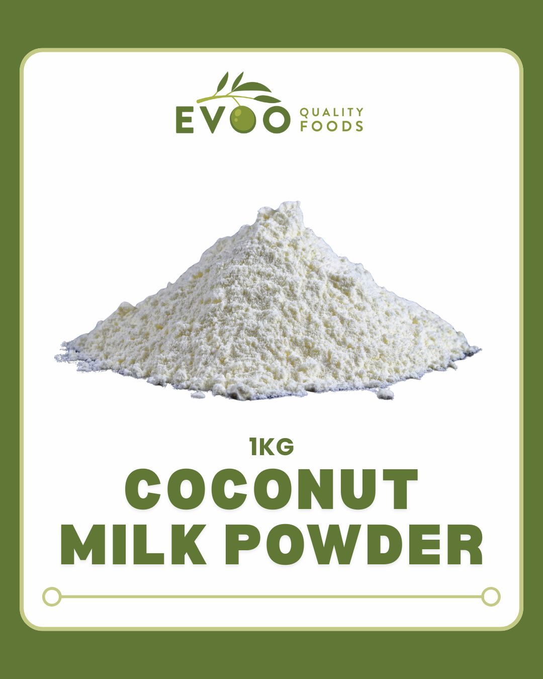 Coconut Milk Powder 1kg Evoo QF (2 Day Pre Order)