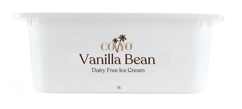 Ice Cream Organic Vanilla Bean 5lt Dairy Free Coyo (Pre order 3 days)