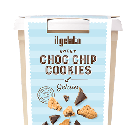 Ice Cream Sweet Choc Chip Cookies 5L Il Gelato (Pre Order)