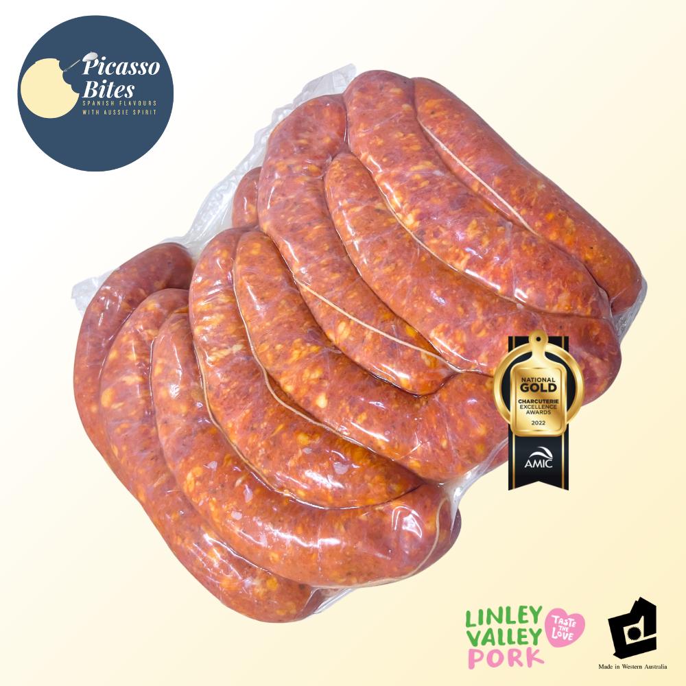 Chorizo Mild Parrillero RW Priced per kg, approx 2kg Frozen Picasso Bites