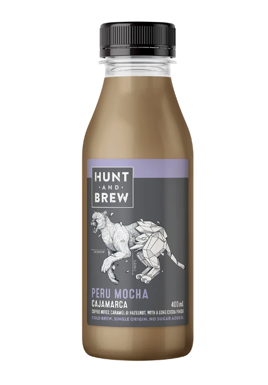 Peru Cold Brew MOCHA 8 x 400mL CARTON Hunt & Brew (Pre Order 3 Days)