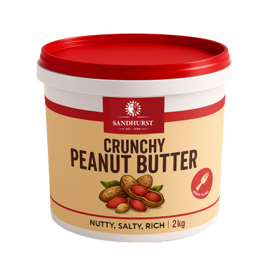 Peanut Butter Crunchy 2kg Tub Sandhurst